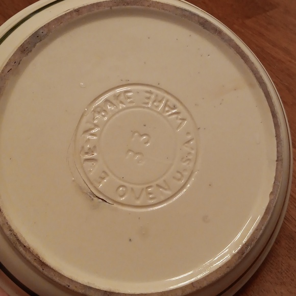 Traver Miller & Dye Baking Dish Even Bake Ware  Vintage Cherry Pattern - Picture 5 of 9